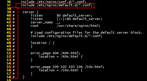 nginx配置主文件