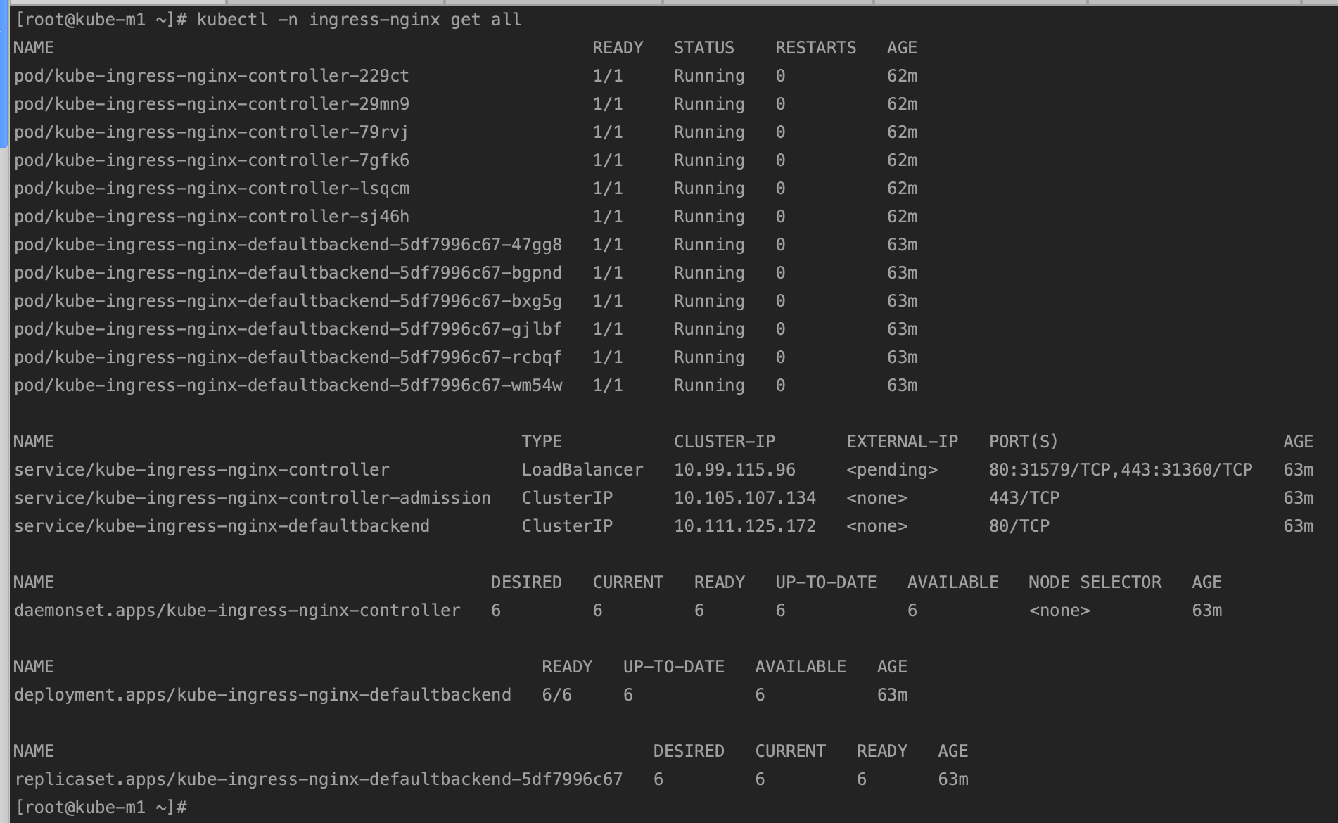 ingress-nginx 状态